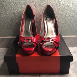 G by Guess Red Pumps